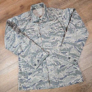 US Air Force USAF Camo Utility Coat Mens M Camouflage Military Jacket Uniform